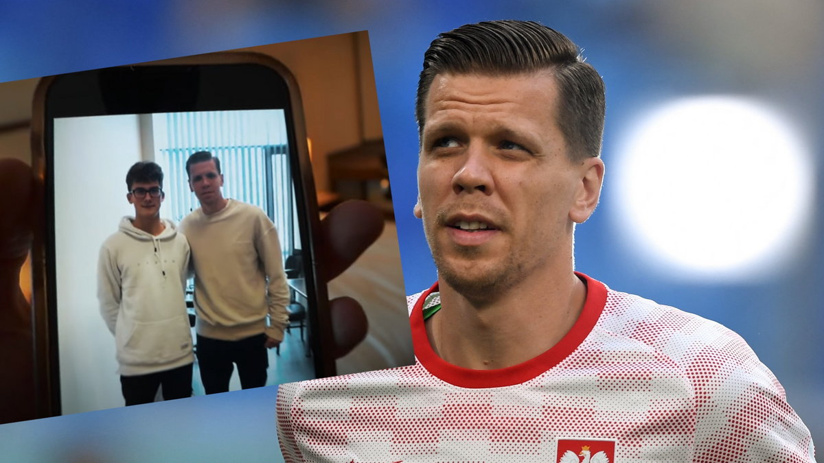 Kacper Tobiasz i Wojciech Szczęsny na zdjęciu sprzed lat