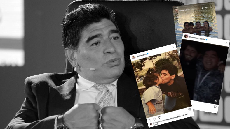 Diego Maradona w 2015 r.