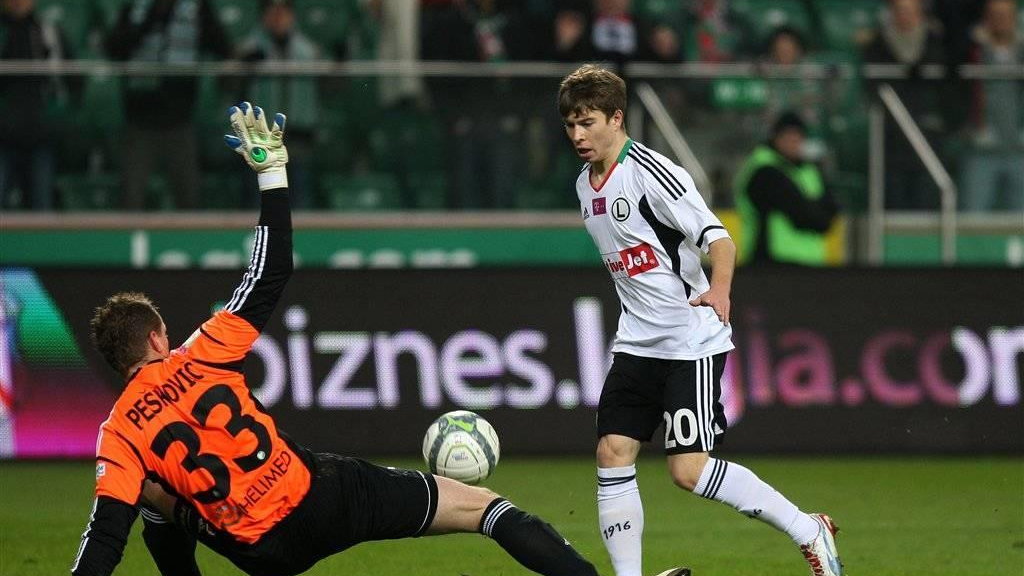 Legia Warszawa - Ruch Chorzów Jakub Kosecki 