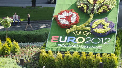 Logo Euro 2012, fot. AFP