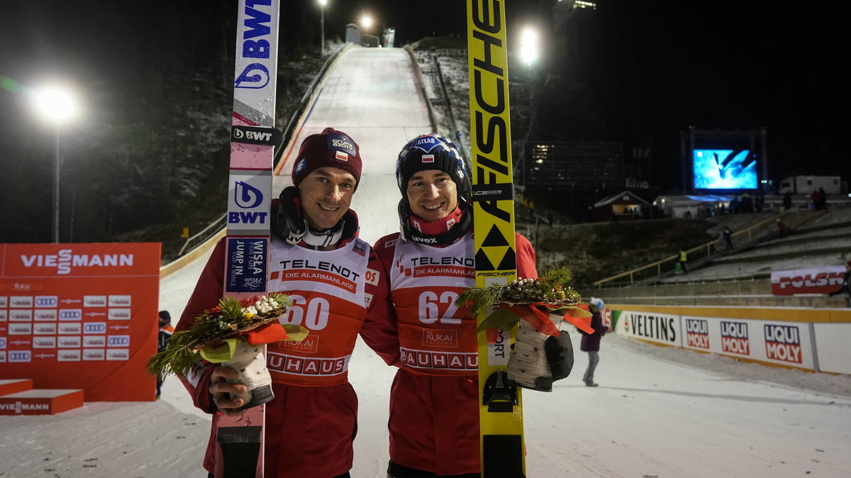 Piotr Żyła i Kamil Stoch