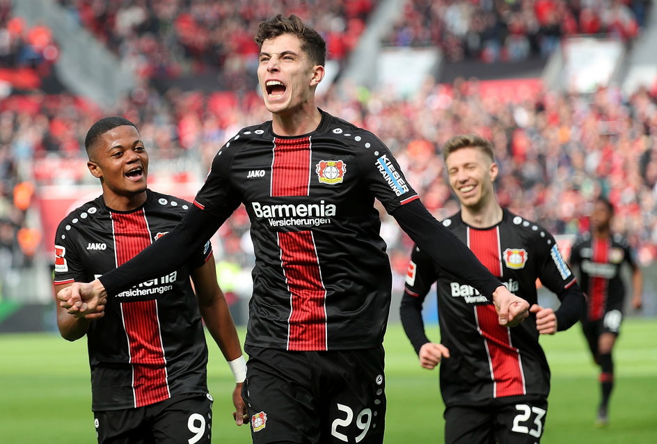 Kai Havertz (w środku)