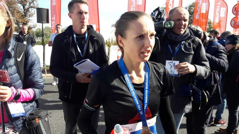 Anna Łapińska ustanowiła życiówkę i stanęła na podium warszawskiego maratonu