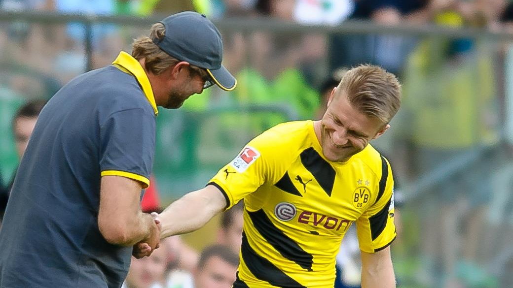 Jurgen Klopp i Jakub Błaszczykowski