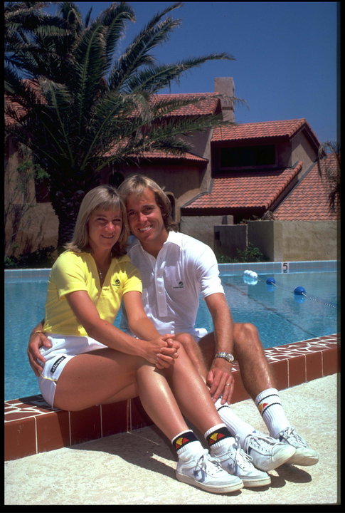 Chris Evert i John Lloyd w 1979 roku