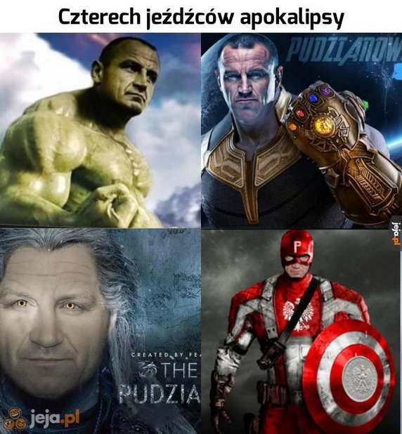 Mariusz Pudzianowski bohaterem memów