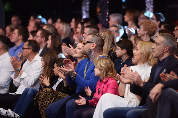 Popek z córką Julią na widowni "Tańca z gwiazdami"