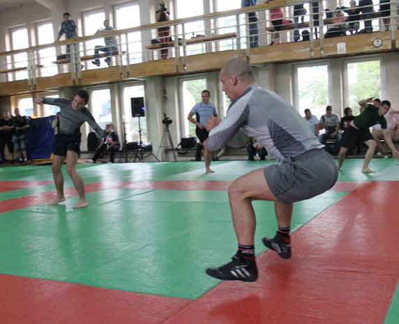 ZAPASY POKAZOWY TRENING DAMIANA JANIKOWSKIEGO