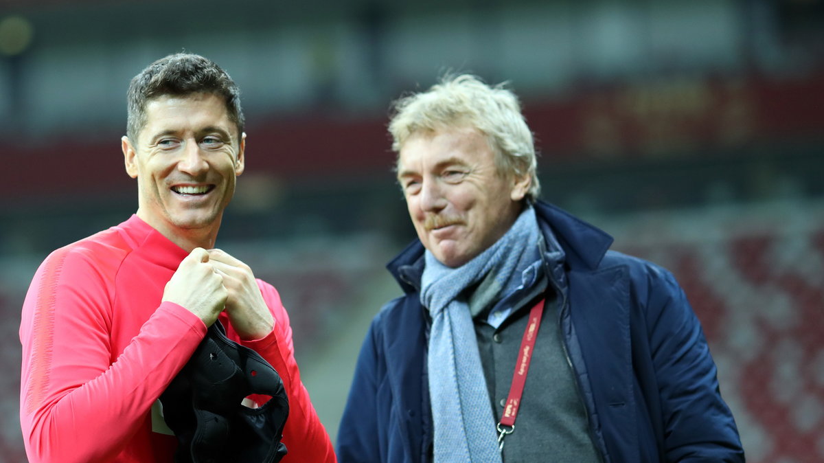 Robert Lewandowski i Zbigniew Boniek