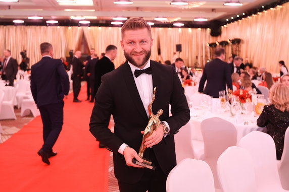 Jakub Błaszczykowski ze statuetką Superczempiona