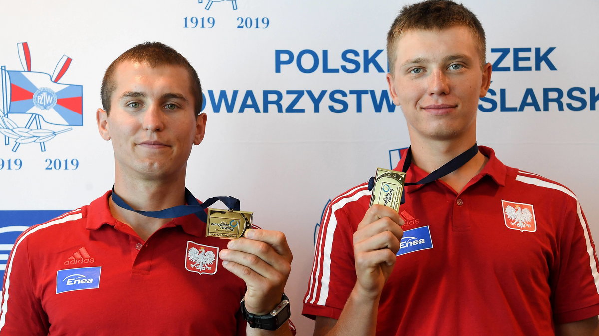 Mirosław Ziętarski (z lewej) i Fabian Barański (z prawej) w 2019 roku zdobyli jedyne polskie złoto mistrzostw Europy