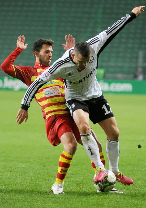 Starcia na trybunach Pepsi Arena (Legia Warszawa - Jagiellonia Białystok)