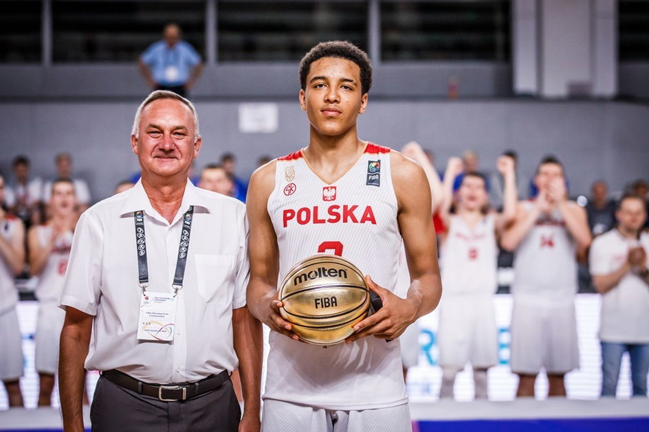 Jeremy Sochan z nagrodą MVP ME kadetów dywizji B