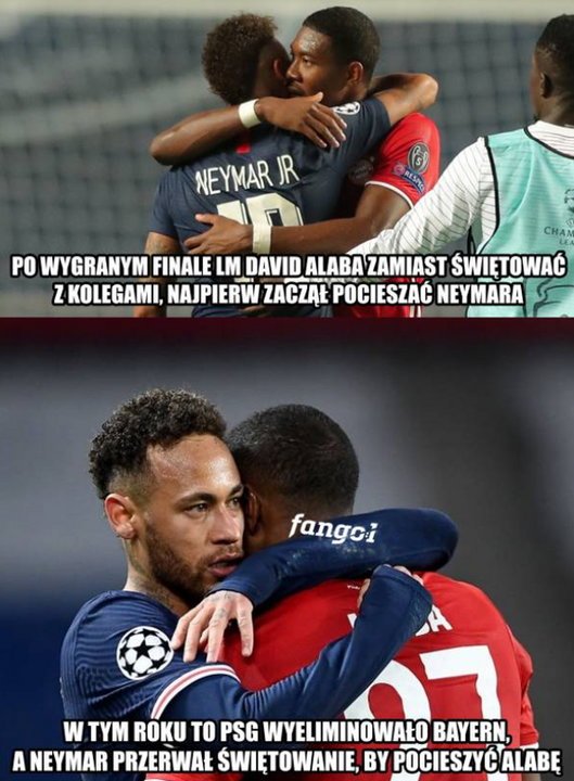 Memy po meczu PSG - Bayern Monachium