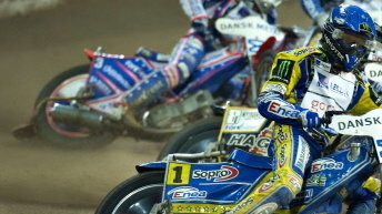 GP Danii: Tomasz Gollob (front)