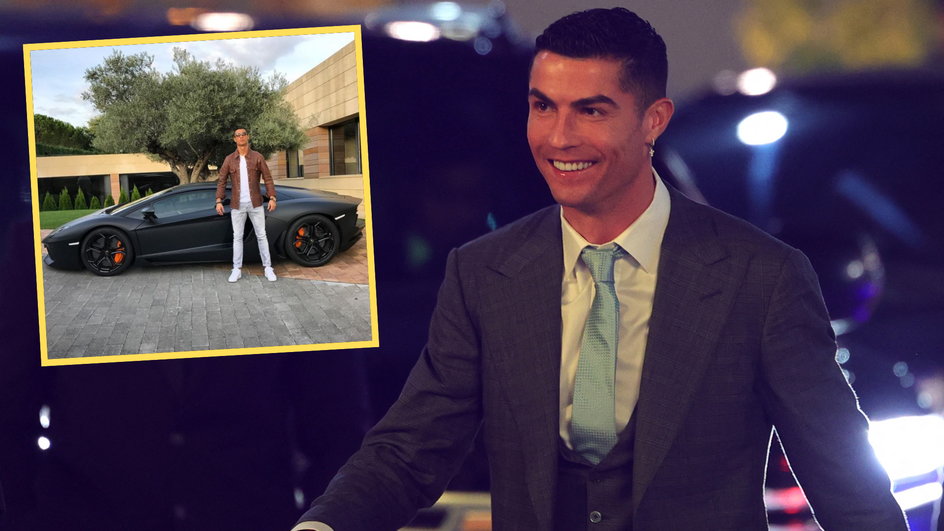 Cristiano Ronaldo i jego Lamborghini Aventador (sreen: cristiano/Instagram)