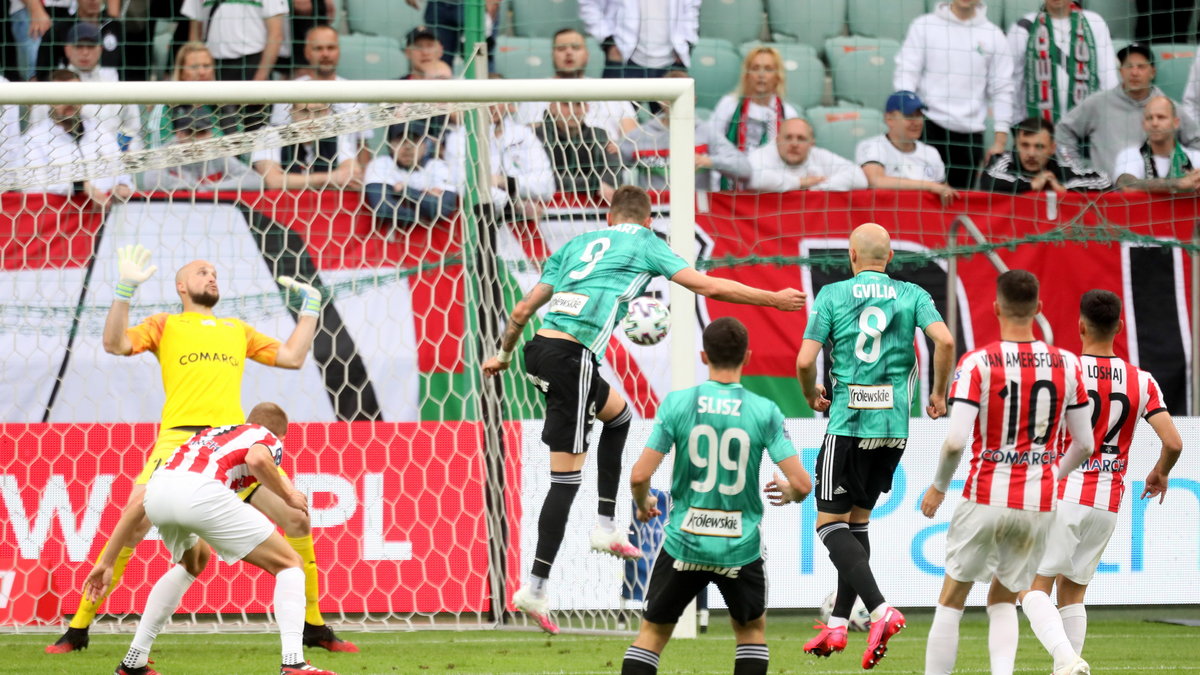 Legia Warszawa w meczu decydującym o mistrzostwie Polski