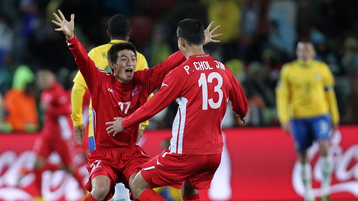 Brazylia 2:1 Korea Północna (15.06.2010 r.).