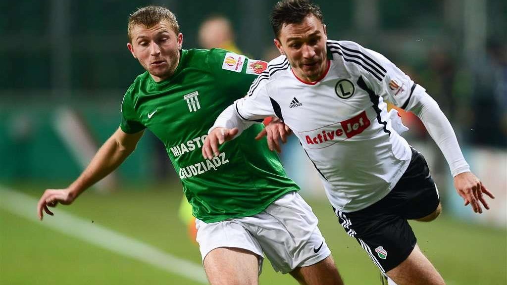 Legia - Olimpia Grudziądz/Adam Banasiak i Marek Saganowski