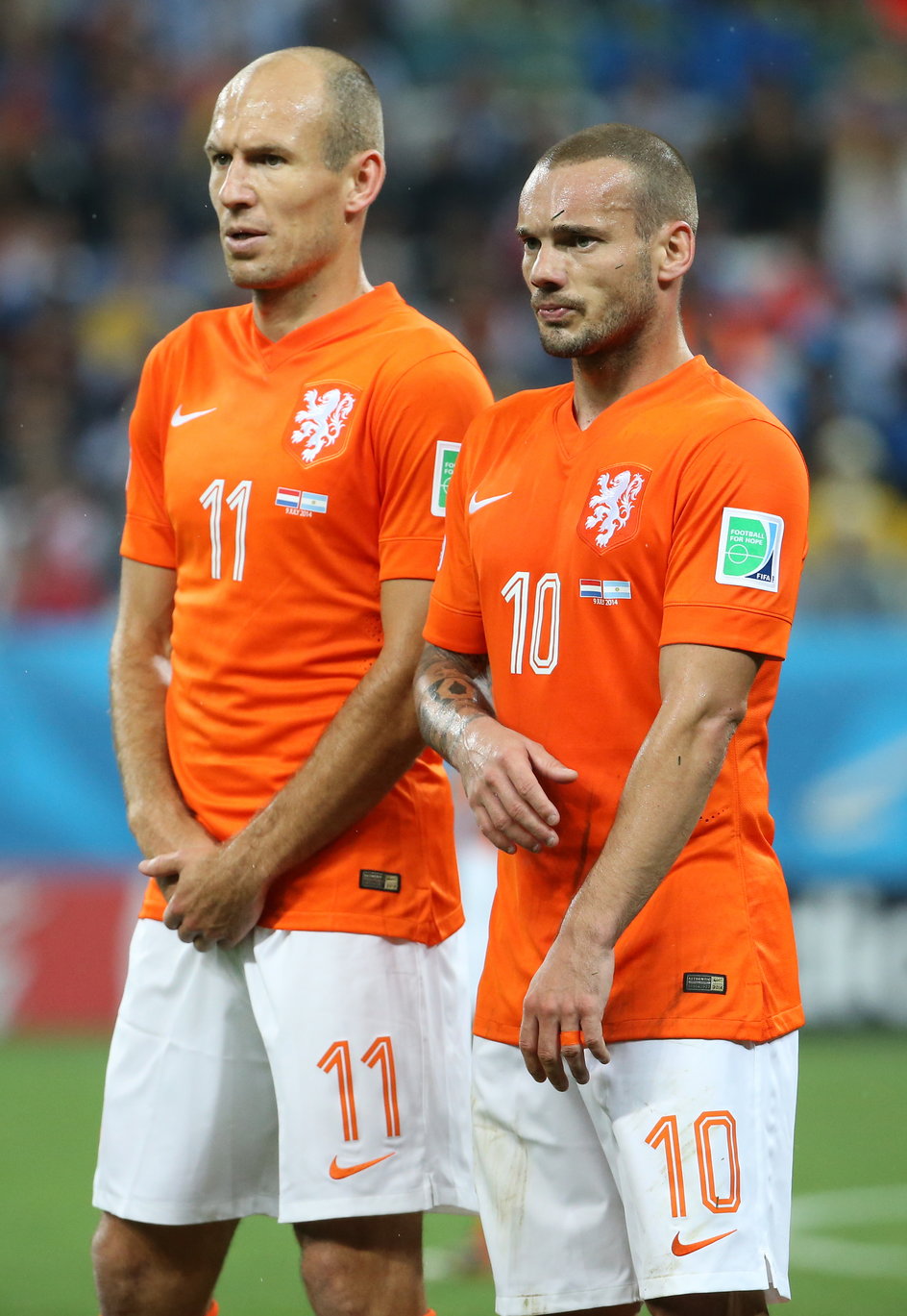 Arjen Robben i Wesley Sneijder