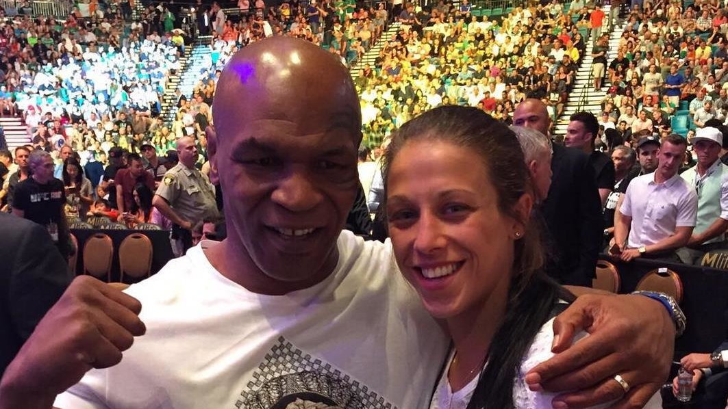 Joanna Jędrzejczyk i Mike Tyson