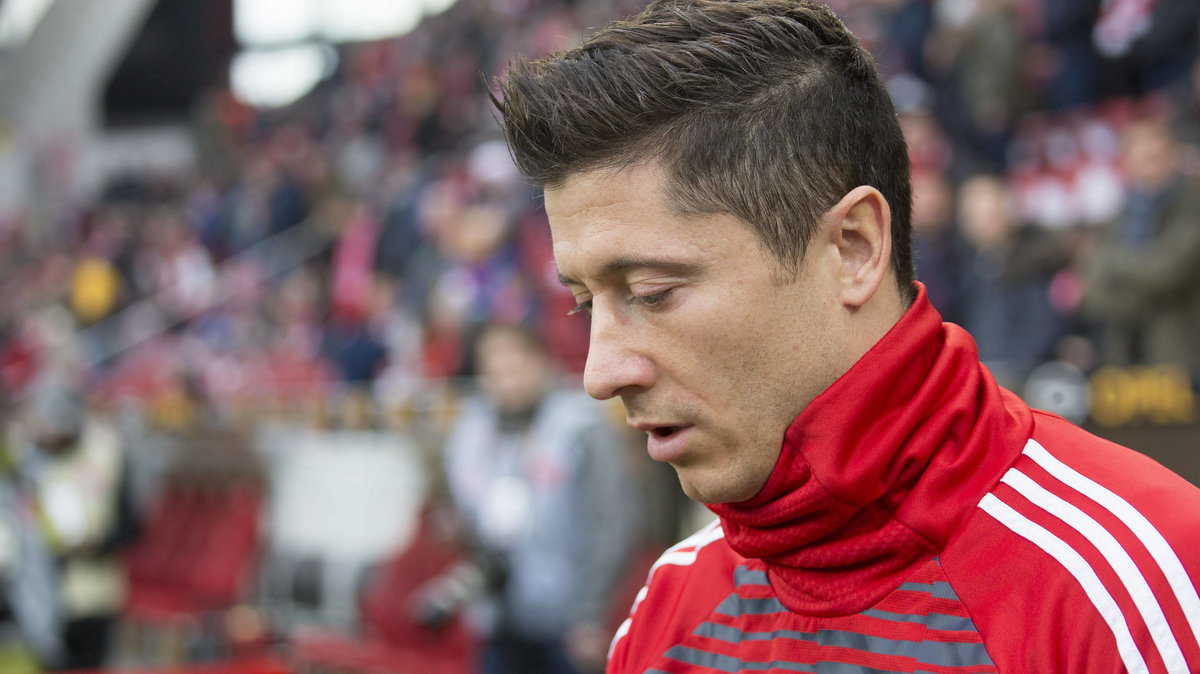 Robert Lewandowski przed meczem Bayernu Monachium