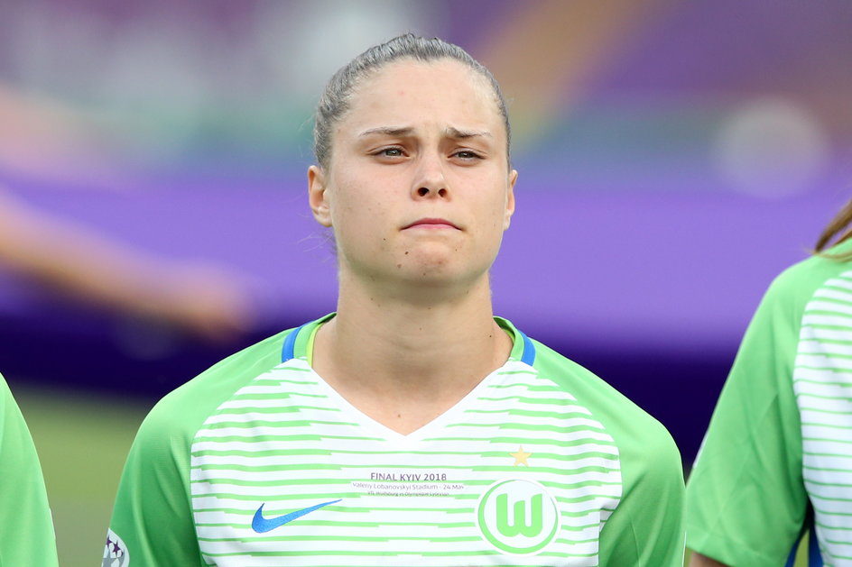 Ewa Pajor w barwach VfL Wolfsburg.