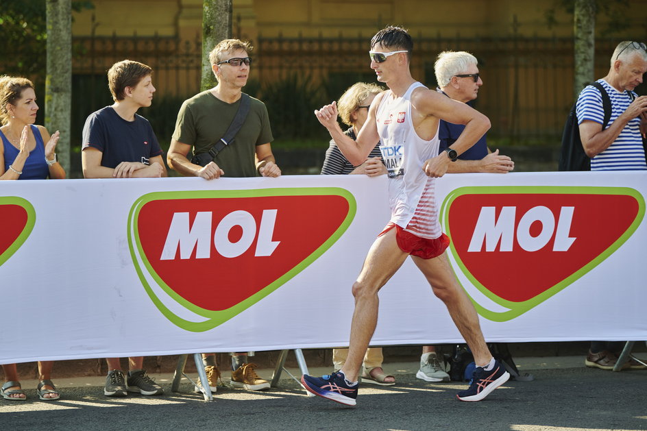 Dawid Tomala podczas mistrzostw w Budapeszcie