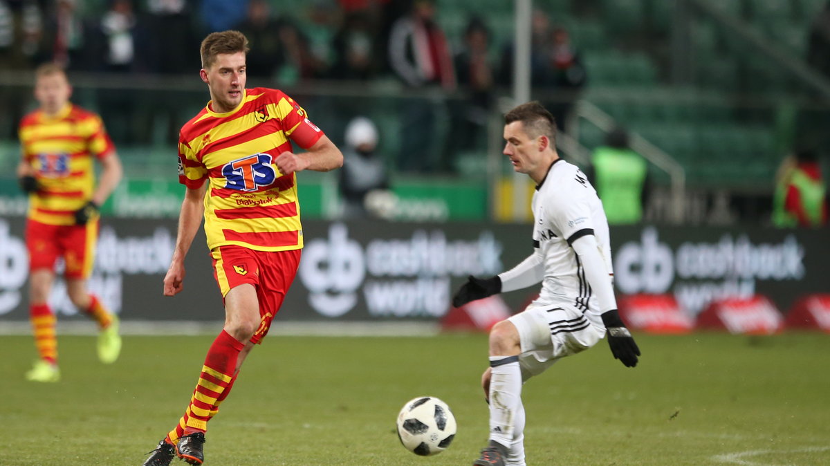 Taras Romanczuk w meczu Legia Warszawa - Jagiellonia Białystok (0:2)