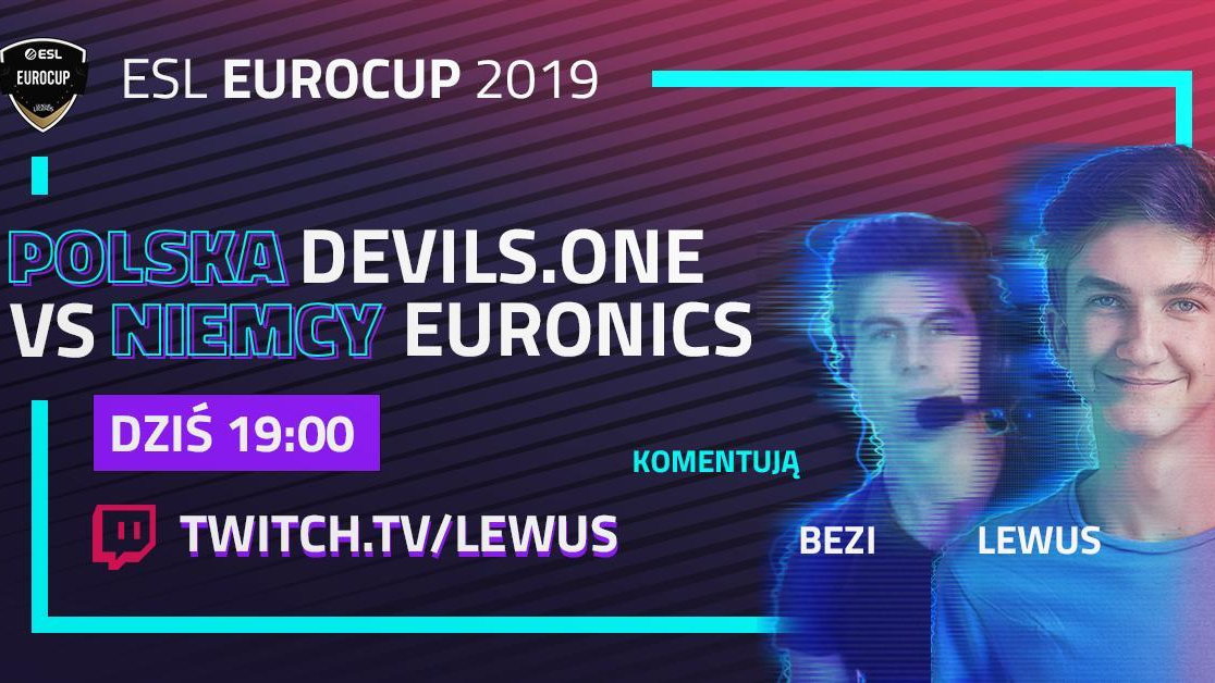 devils.one kontra euronics, polska transmisja