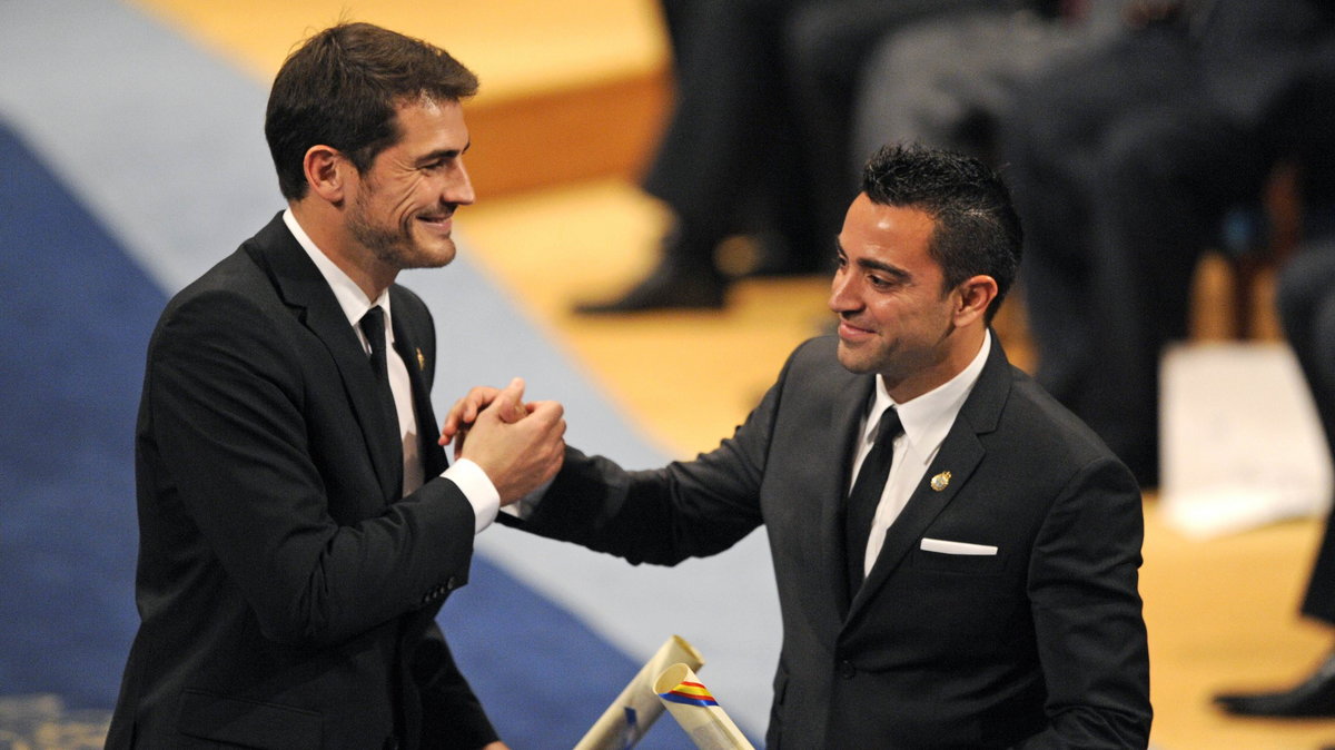 Iker Casillas i Xavi Hernandez