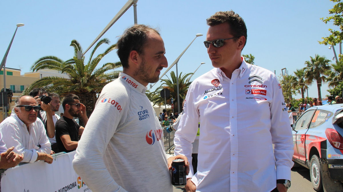 Robert Kubica i Marek Nawarecki