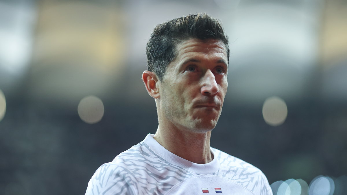 Robert Lewandowski w barwach reprezentacji Polski