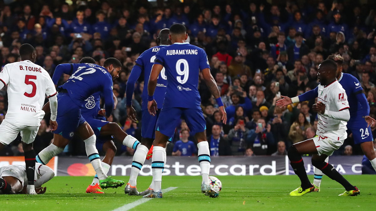 Tak padła pierwsza bramka na Stamford Bridge (Chelsea - AC Milan)