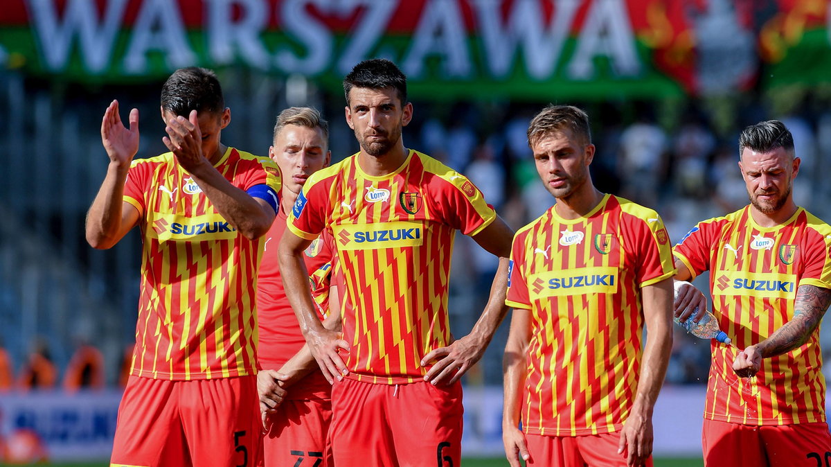 Adnan Kovacević, Oktawian Skrzecz, Ognjen Gnjatić, Daniel Dziwniel, Erik Pacinda (Korona Kielce)