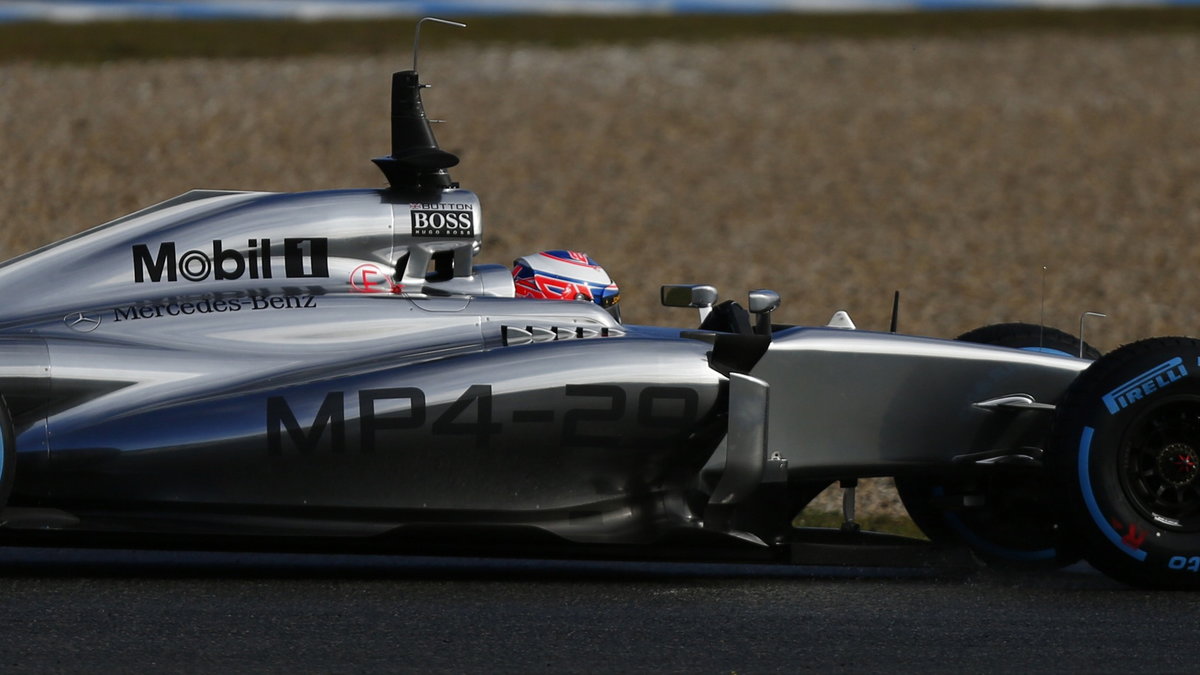 Jenson Button z McLarena