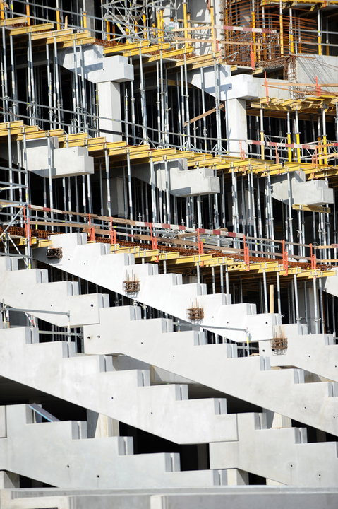 PIŁKA NOŻNA BUDOWA STADIONU NARODOWEGO W WARSZAWIE