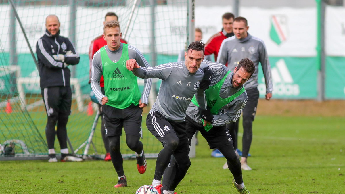 Pilka nozna. PKO Ekstraklasa. Legia Warszawa. Trening. 03.03.2020