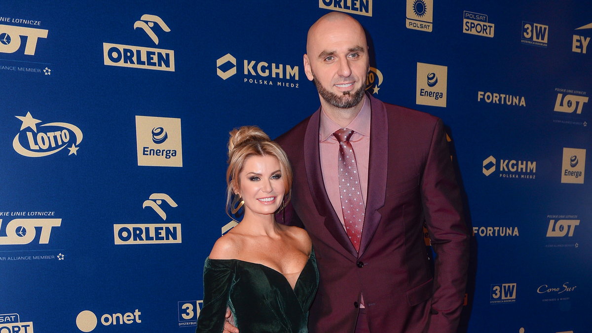 Marcin Gortat z partnerką Żanetą Stanisławską