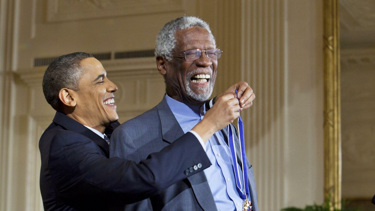 Barack Obama i Bill Russell