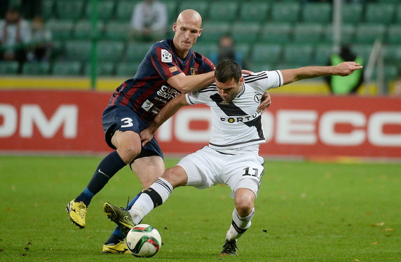 PIŁKA NOŻNA LEGIA POGOŃ ( Nemanja Nikolić Jarosław Fojut)