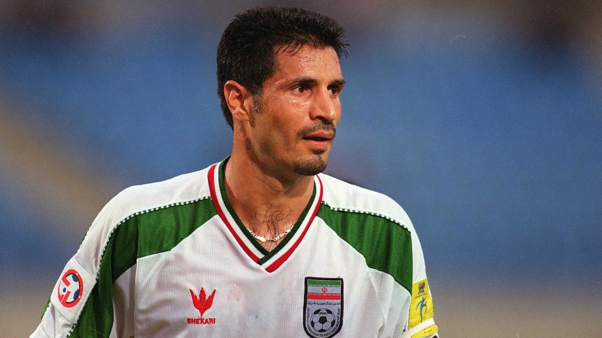 Ali Daei z czasów gry w reprezentacji Iranu