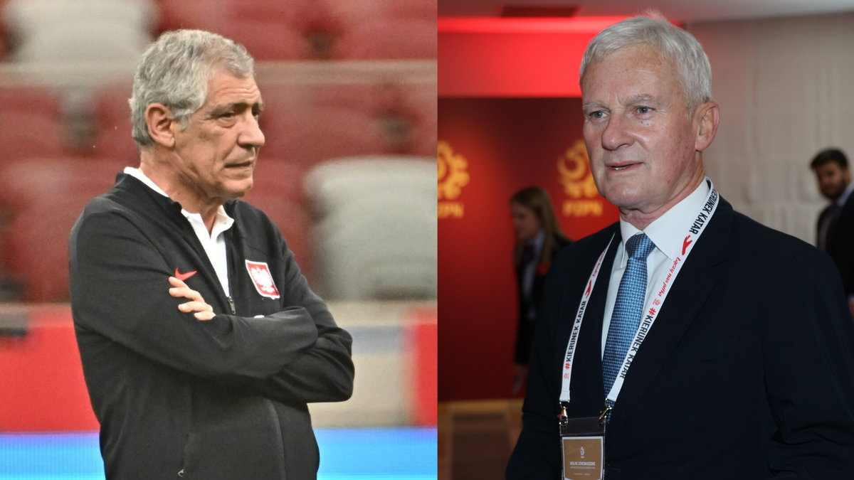 Od lewej: Fernando Santos i Michał Listkiewicz