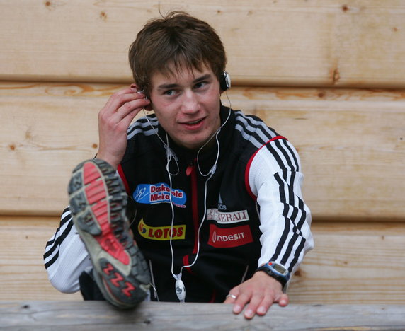 Kamil Stoch w sierpniu 2006 r.