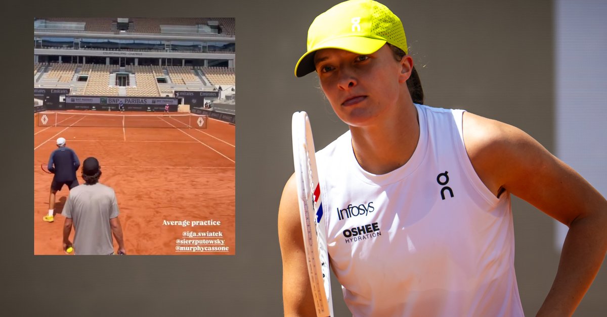 Były trener Igi Świątek pojawił się na jej treningu. Oto powód