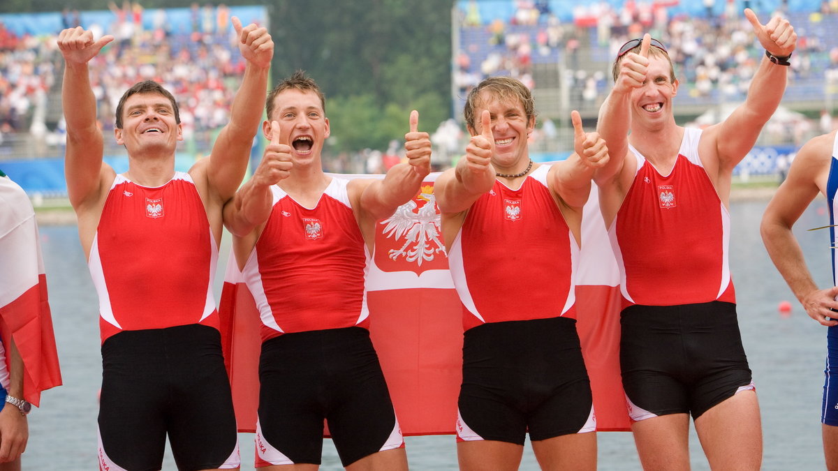 OLIMPIADA IO PEKIN2008 POLACY WIOŚLARSTWO