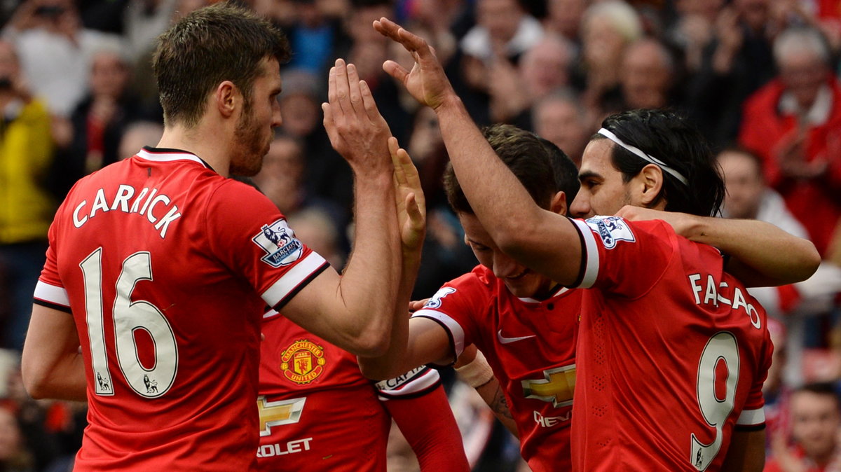 Michael Carrick, Radamel Falcao, Manchester United