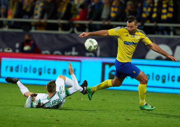 PIŁKA NOŻNA EKSTRAKLASA ARKA GDYNIA LECHIA GDAŃSK (Paweł Abbott Paweł Stolarski )