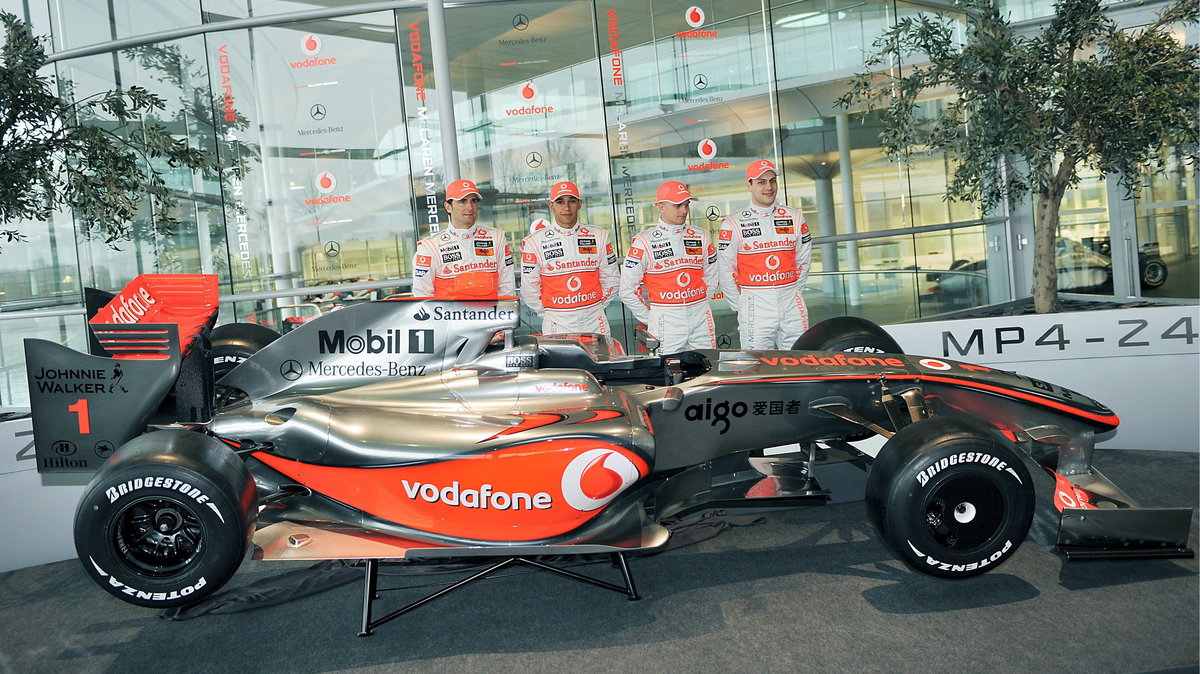 BRITAIN F1 MCLAREN MERCEDES MP24 LAUNCH