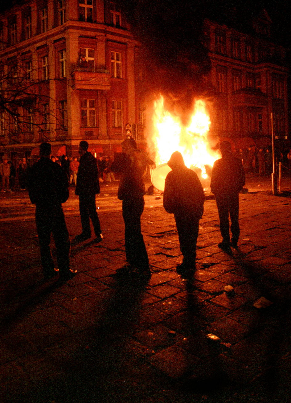 Zamieszki w Słupsku po śmierci Przemka Czai w styczniu 1998 r.